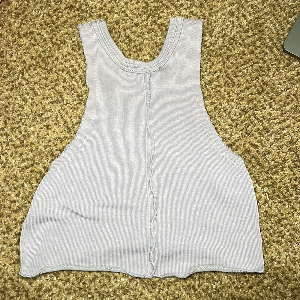 Out from under, lightly worn, high neck cropped tank